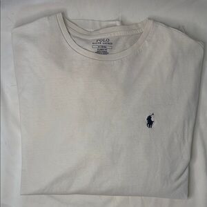 Polo by Ralph Lauren White Long Sleeve Tee